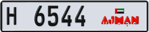 Plate Number 6544