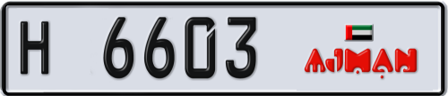 Plate Number 6603