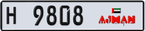 Plate Number 9808