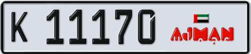 Plate Number 11170