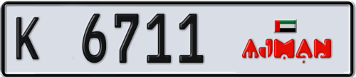 Plate Number 6711