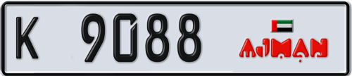 Plate Number 9088