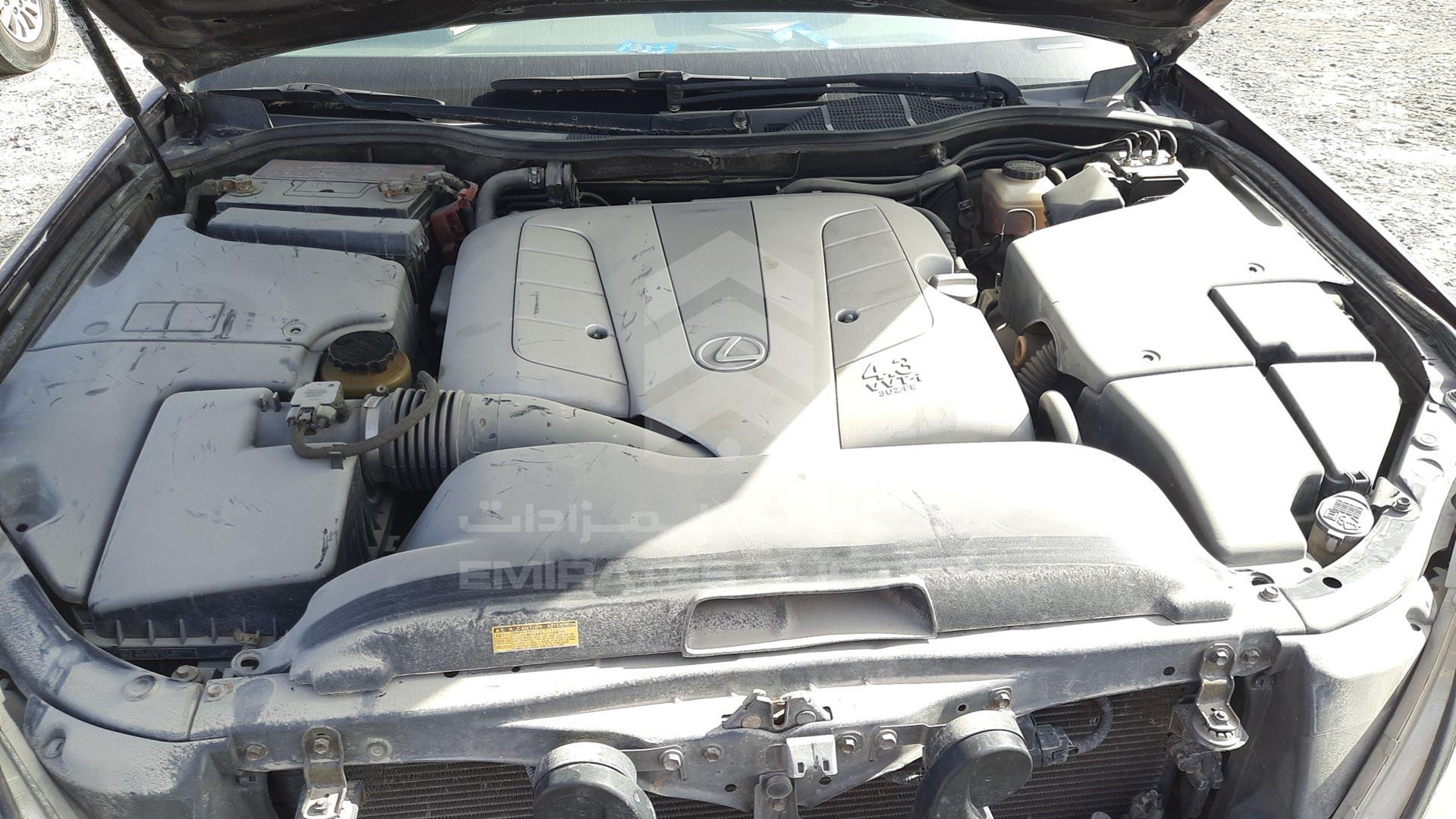 2001 LEXUS LS 430 VIN: JTHBN30F310038094
