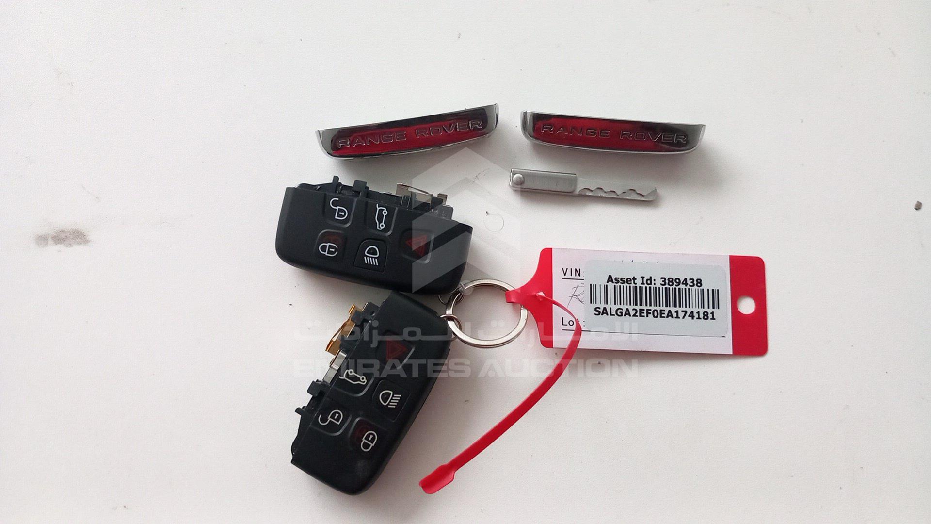 2014 RANGE ROVER VOGUE VIN: SALGA2EF0EA174181