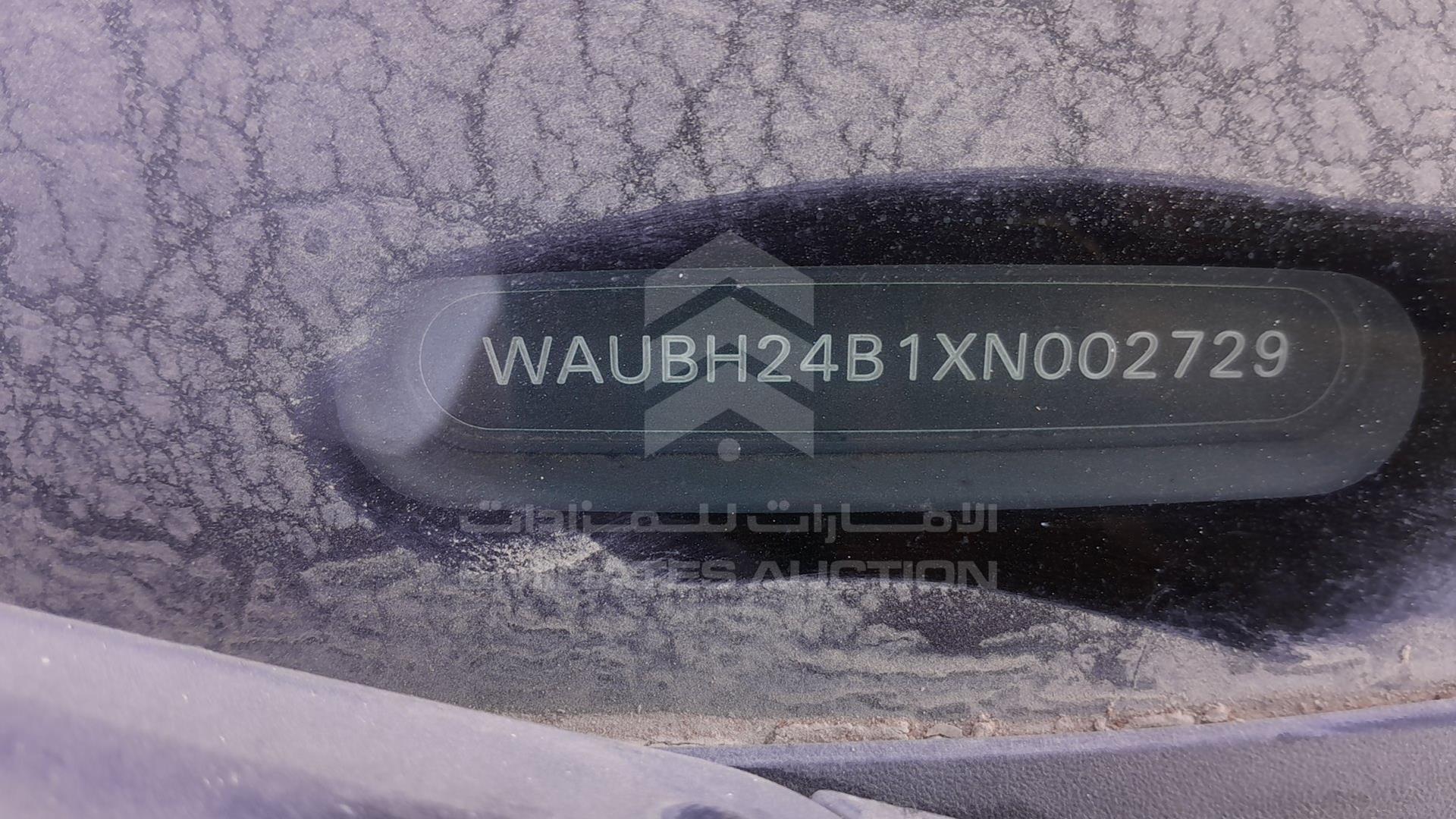 1999 AUDI A6 VIN: WAUBH24B1XN002729