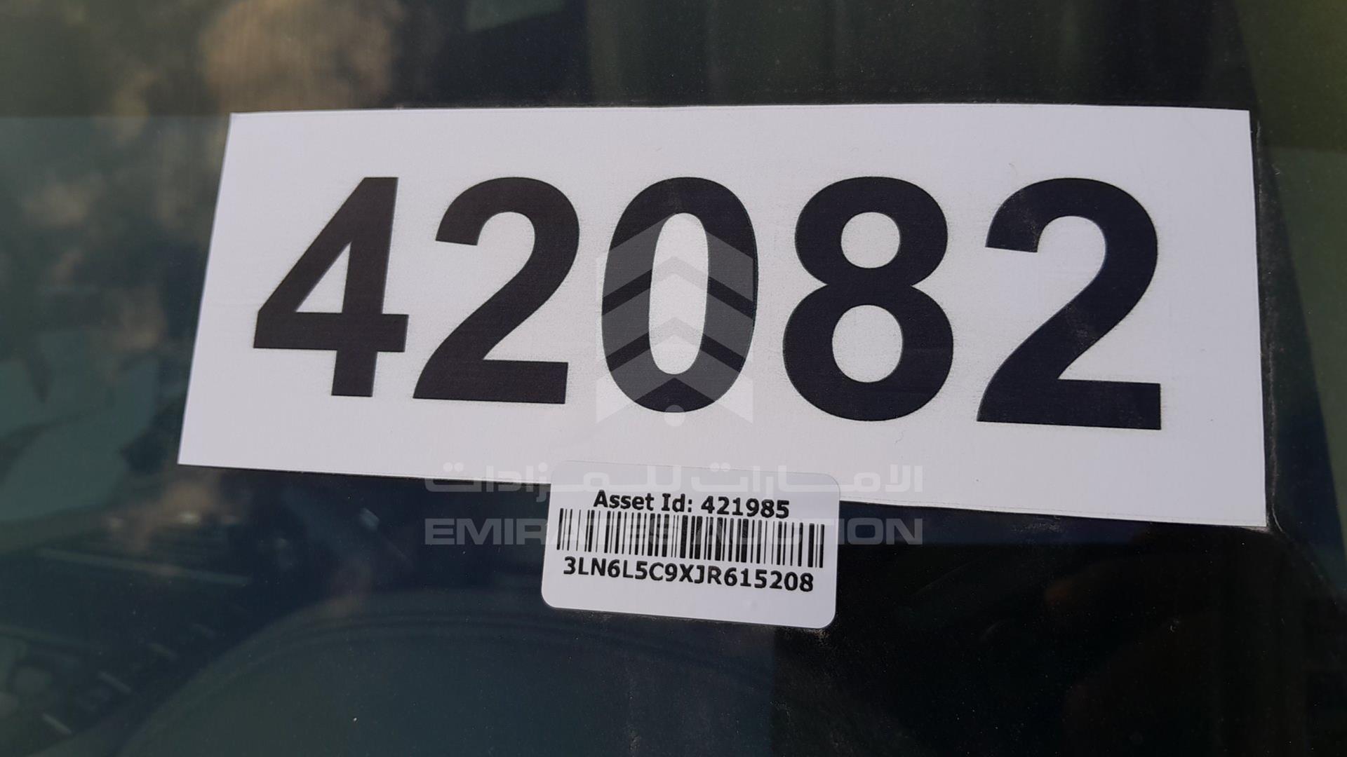 2018 LINCOLN MKZ VIN: 3LN6L5C9XJR615208