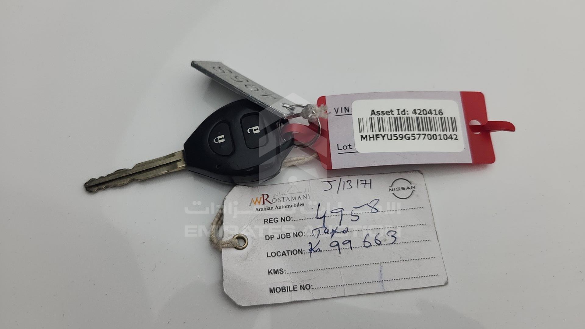 2007 TOYOTA FORTUNER VIN: MHFYU59G577001042