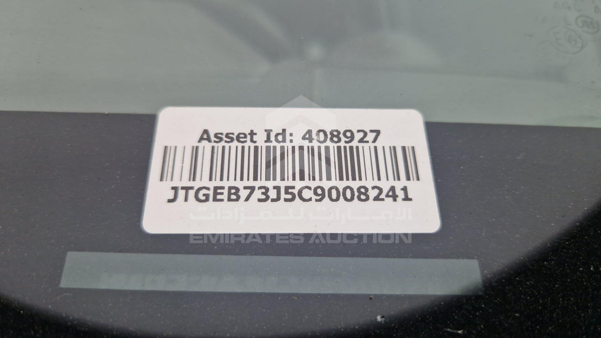 2012 TOYOTA LAND CRUISER VIN: JTGEB73J5C9008241