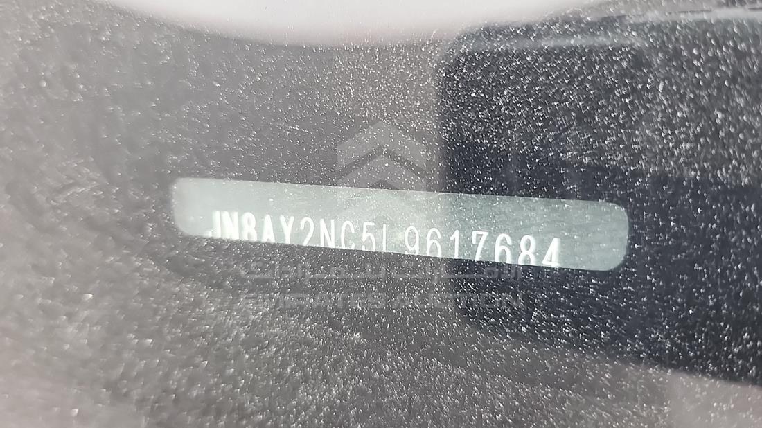 2020 Nissan Armada — VIN on Frame — Photo 5