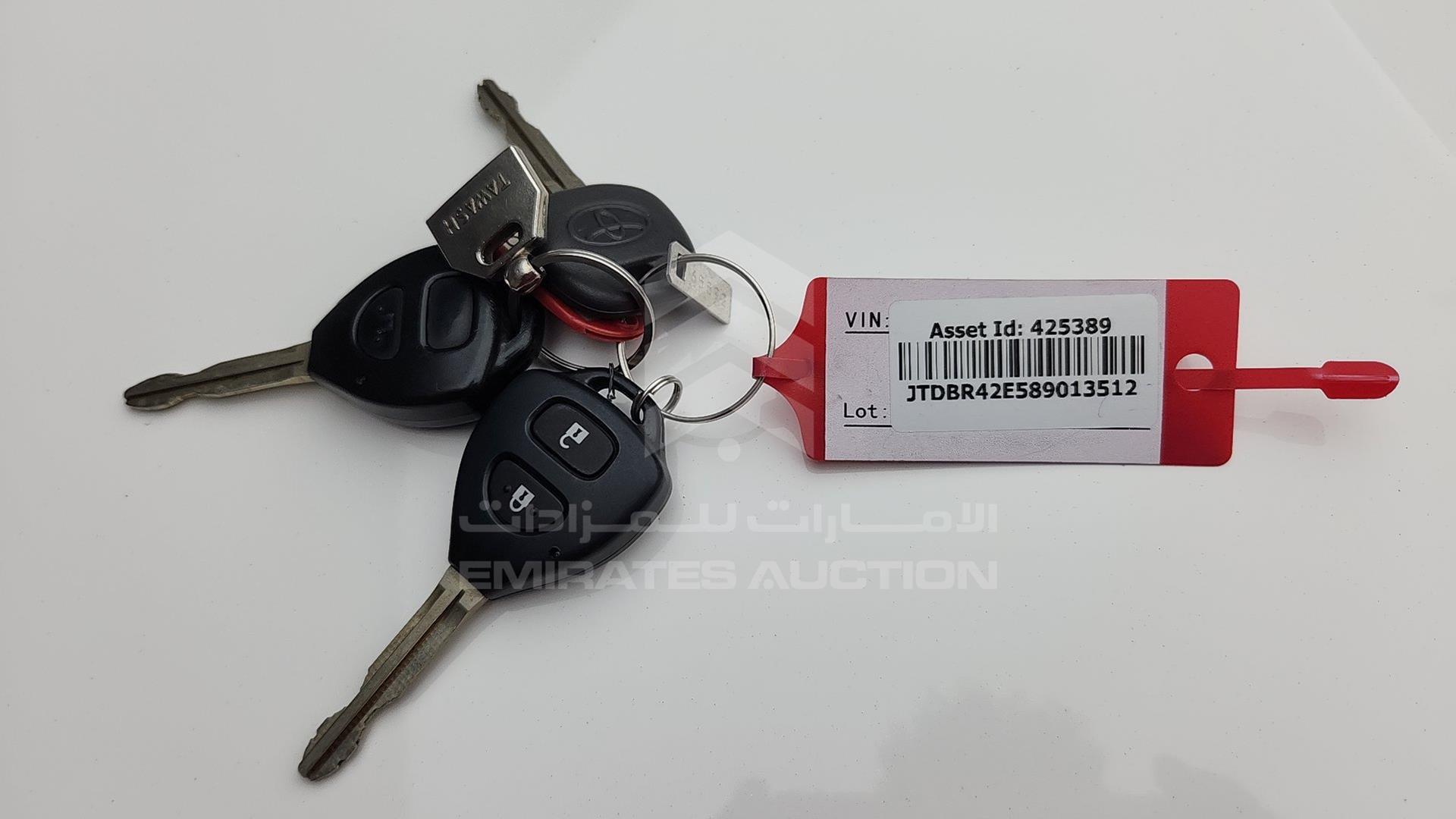 2008 TOYOTA COROLLA VIN: JTDBR42E589013512