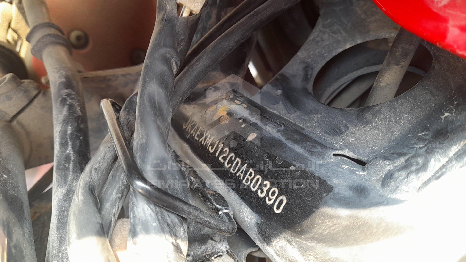 2012 KAWASAKI NINJA VIN: JKAEXMJ12CDAB0390