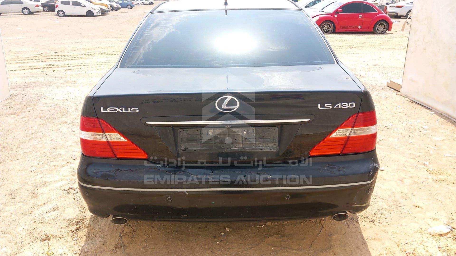2005 LEXUS LS 430 VIN: JTHBN36F555011723