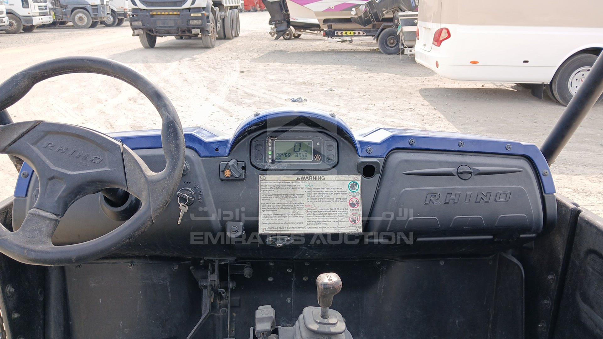 2007 YAMAHA RHINO VIN: 5Y4AMO8Y17A019557