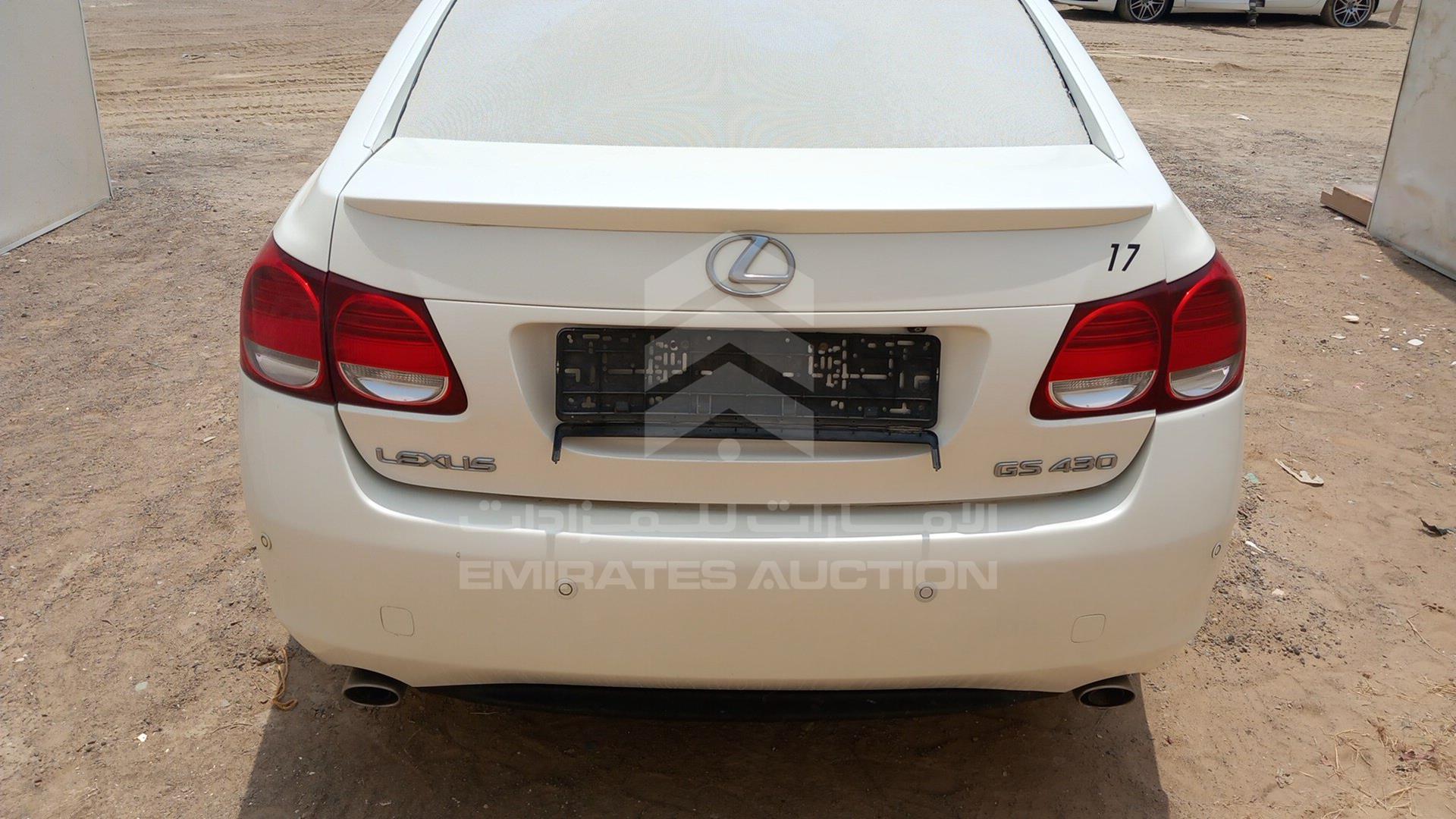 2007 LEXUS GS 430 VIN: JTHBN96S675016626