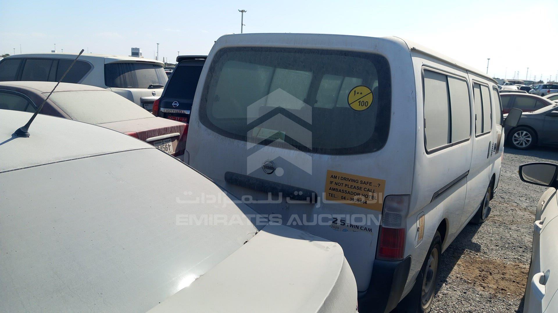 2010 NISSAN URVAN VIN: JN6AE54S9AX021854