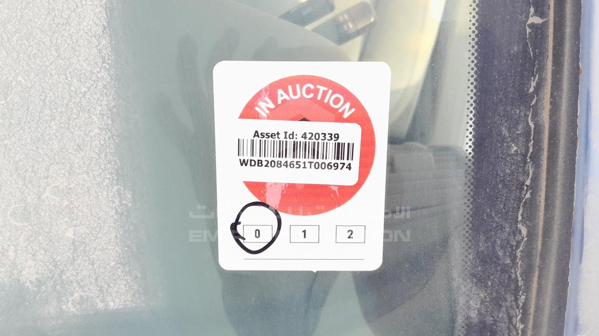 2001 MERCEDES CLK320 VIN: WDB2084651T006974