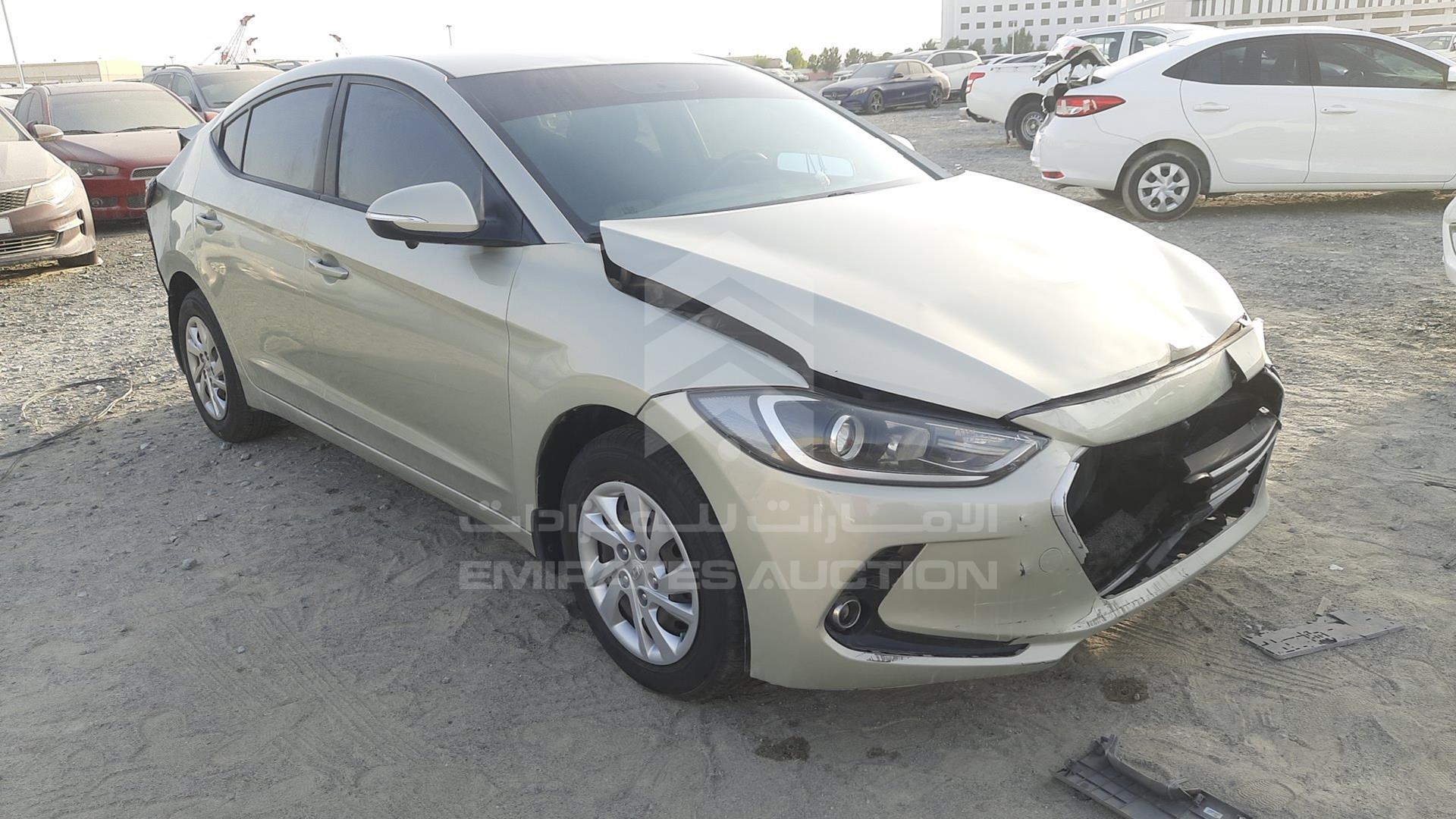 2017 HYUNDAI ELANTRA VIN: KMHD741F5HU180342