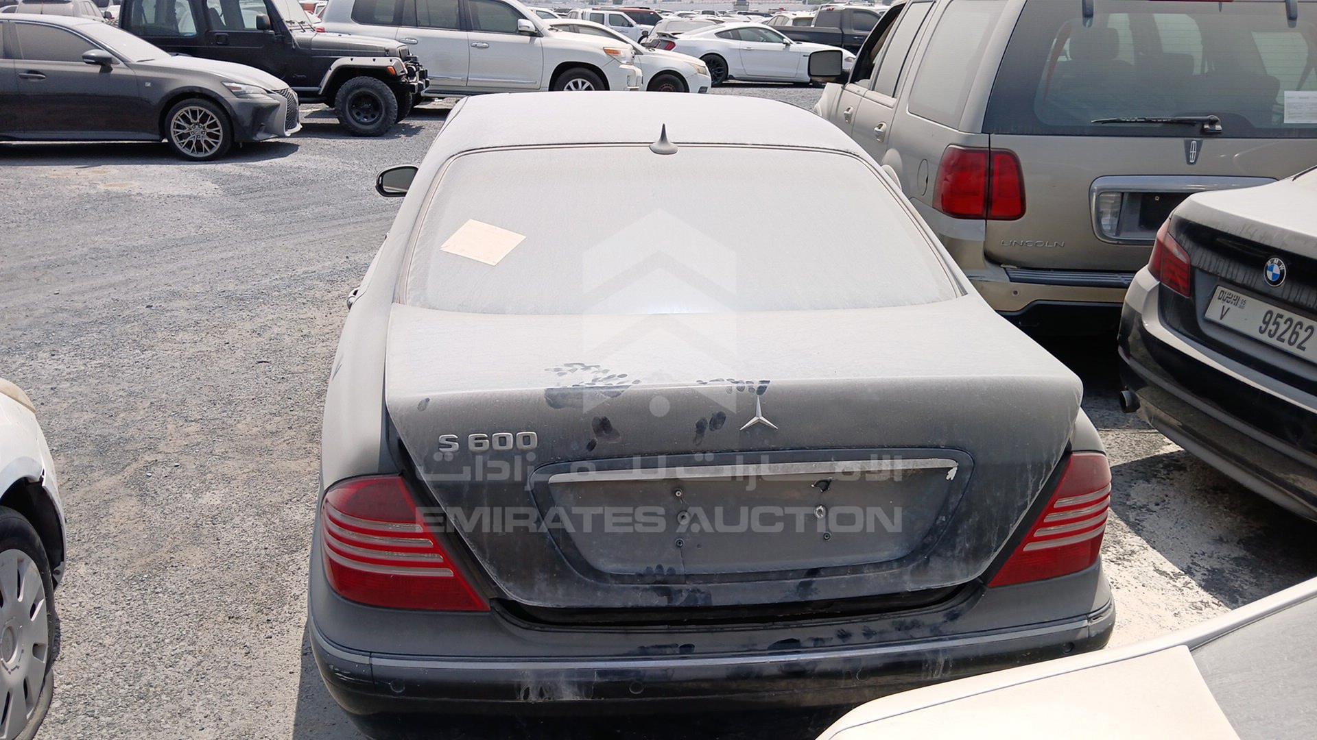 2001 MERCEDES S 600 VIN: WDB2201781A207496