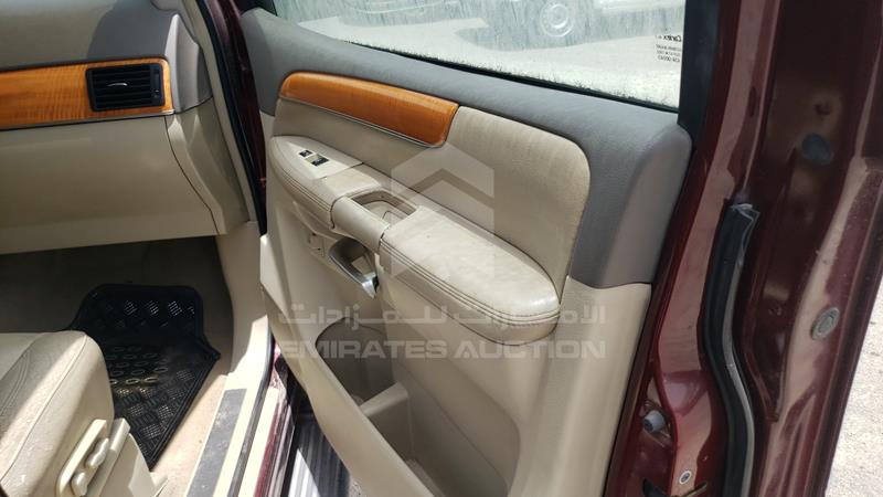 5N3AA08C89N903631 Auction: EmiratesAuction Lot: 405236 5N3AA08C89N903631 Infiniti QX56 2009 MAROON Photo 22