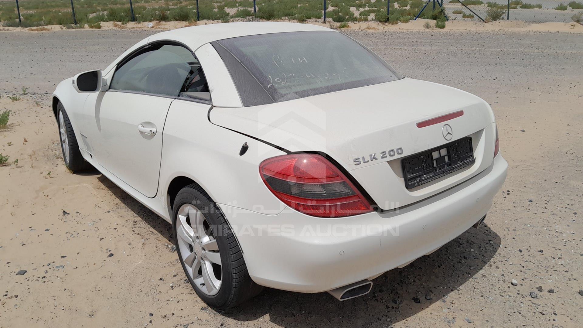 2009 MERCEDES SLK 200 VIN: WDBWK45F09F215167