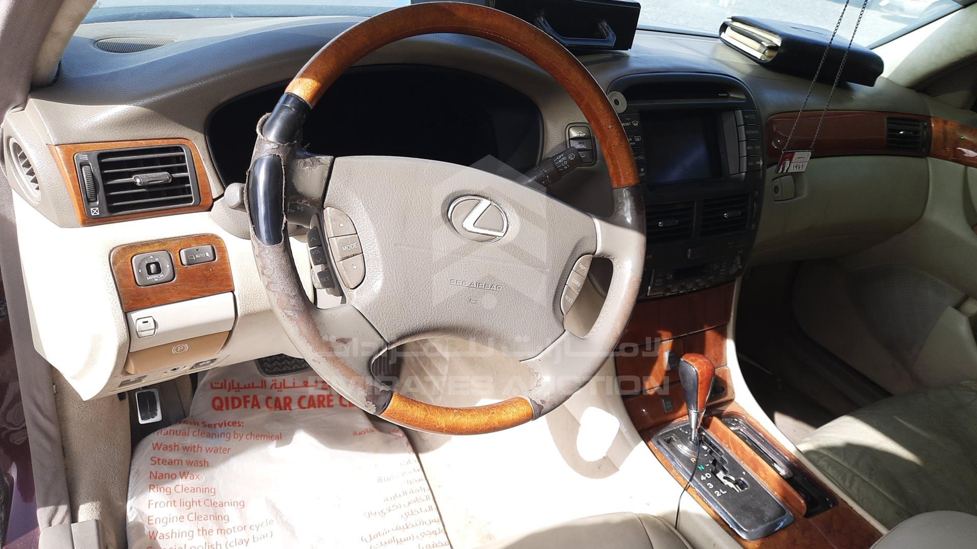 2001 LEXUS LS 430 VIN: JTHBN30F310038094