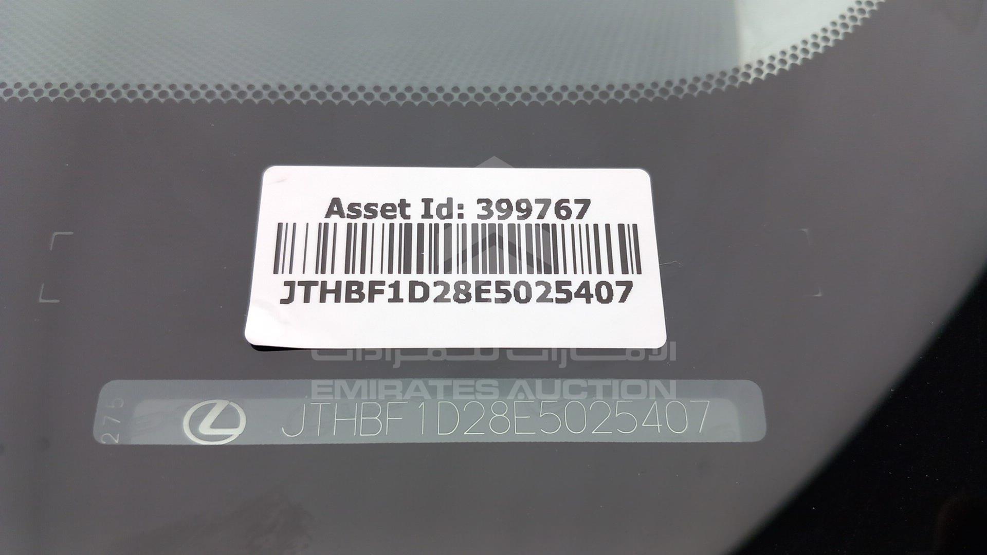 2014 LEXUS IS 250 VIN: JTHBF1D28E5025407