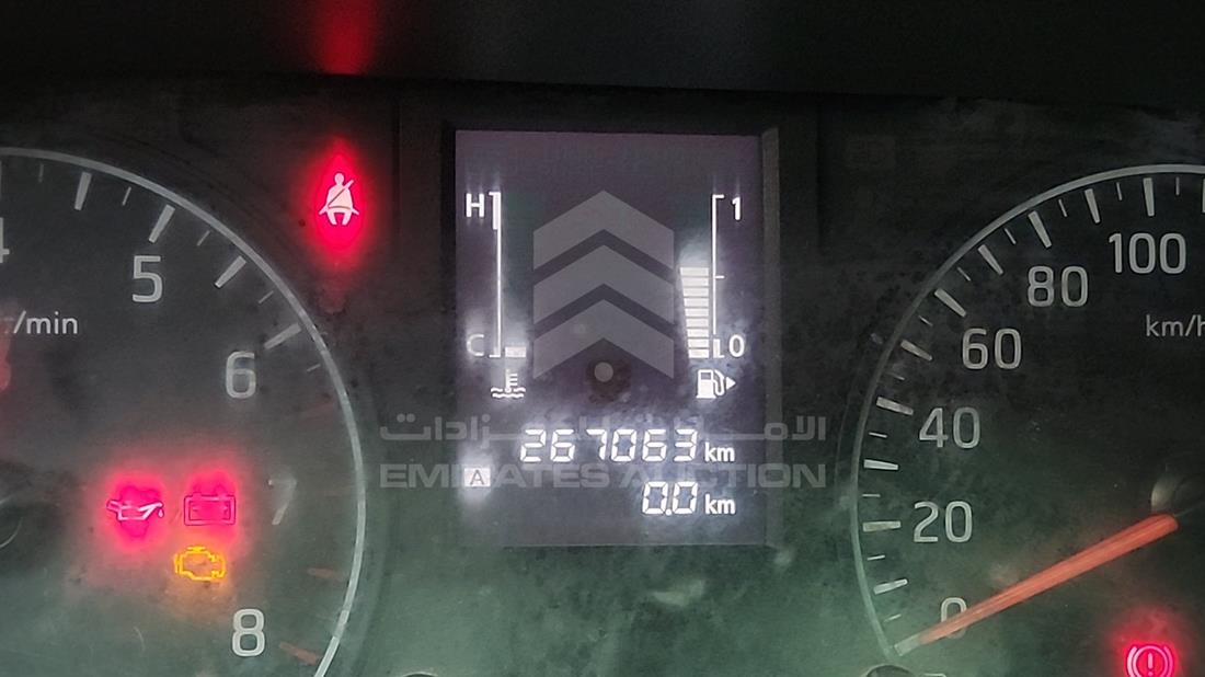 2020 Nissan Urvan — Odometer Reading — Photo 1