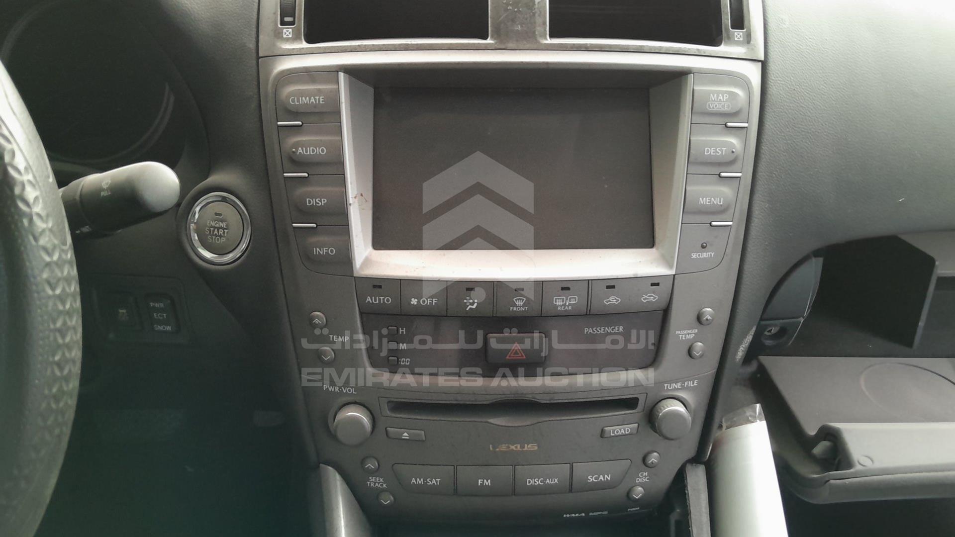 2007 LEXUS IS 250 VIN: JTHBK262775050297