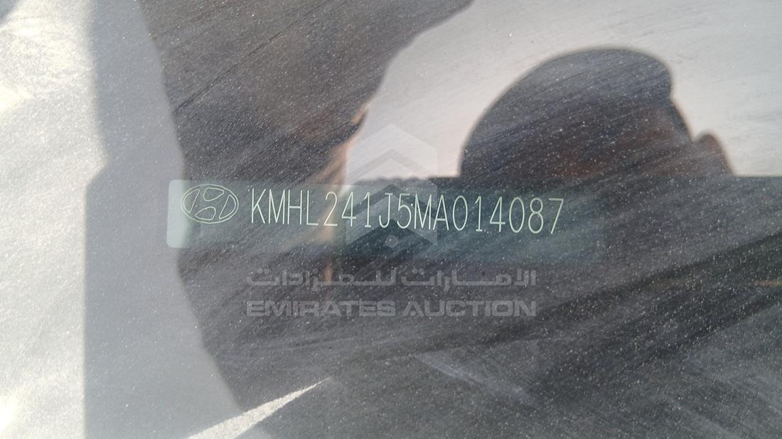 2021 Hyundai Sonata Hybrid — VIN on Frame — Photo 4