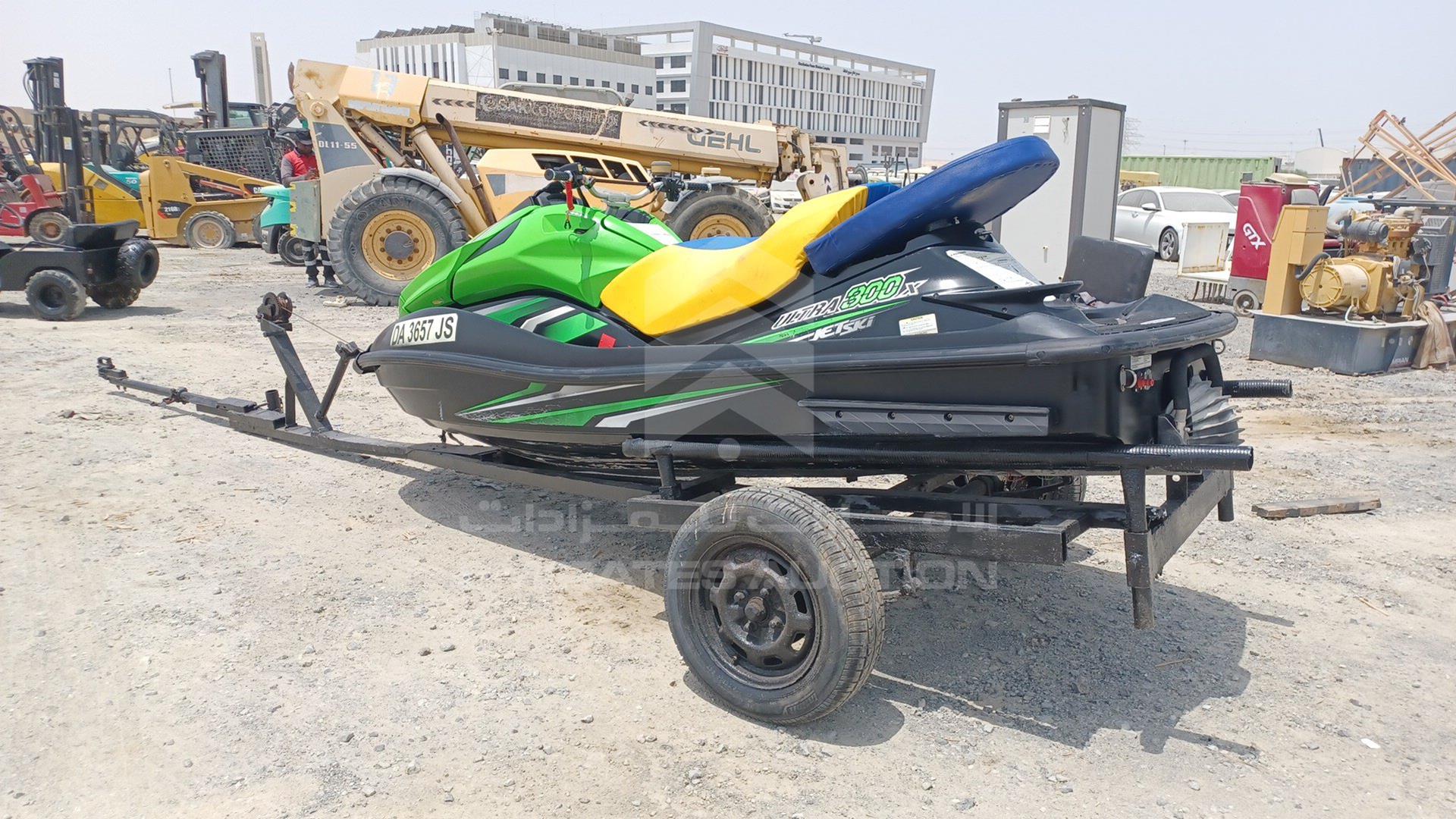 2011 JET SKI + TROLLEY KAWASAKI VIN: USKAW30978B111