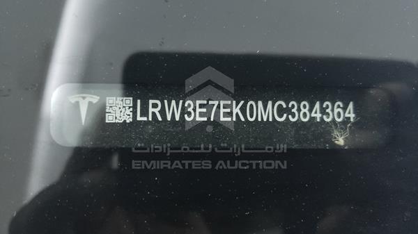 Tesla MODEL 3 2021 LRW3E7EK0MC384364 Image 2