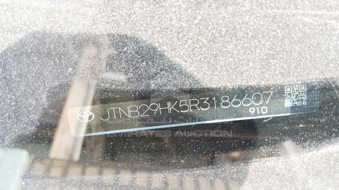 2024 Toyota Camry — VIN on Frame — Photo 3