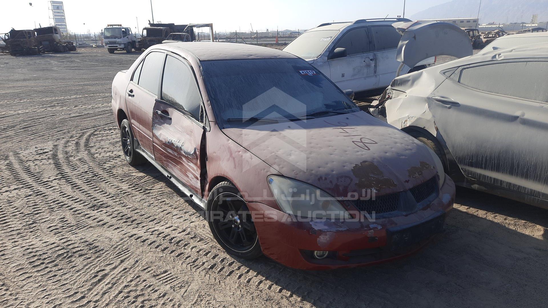 2008 MITSUBISHI LANCER VIN: JMYSNCS1A8U707652