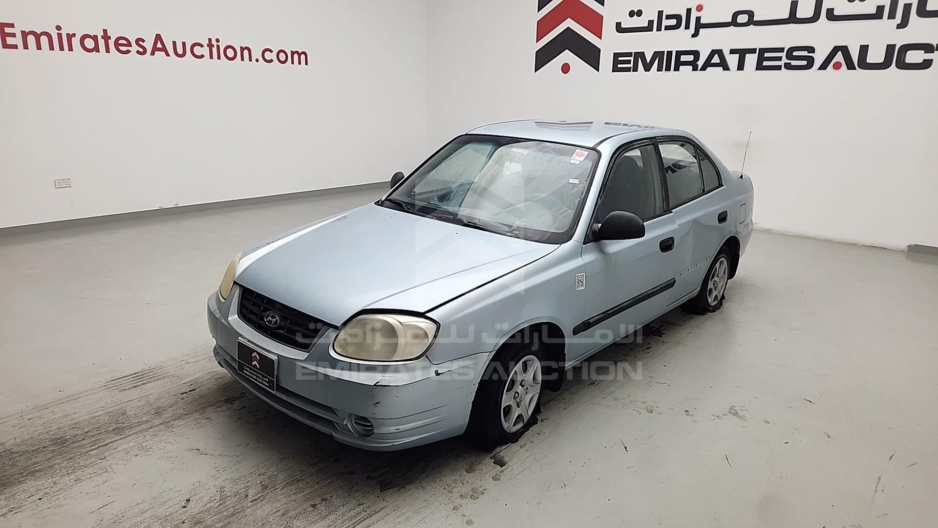 2004 HYUNDAI ACCENT VIN: KMHCG41F54U546211