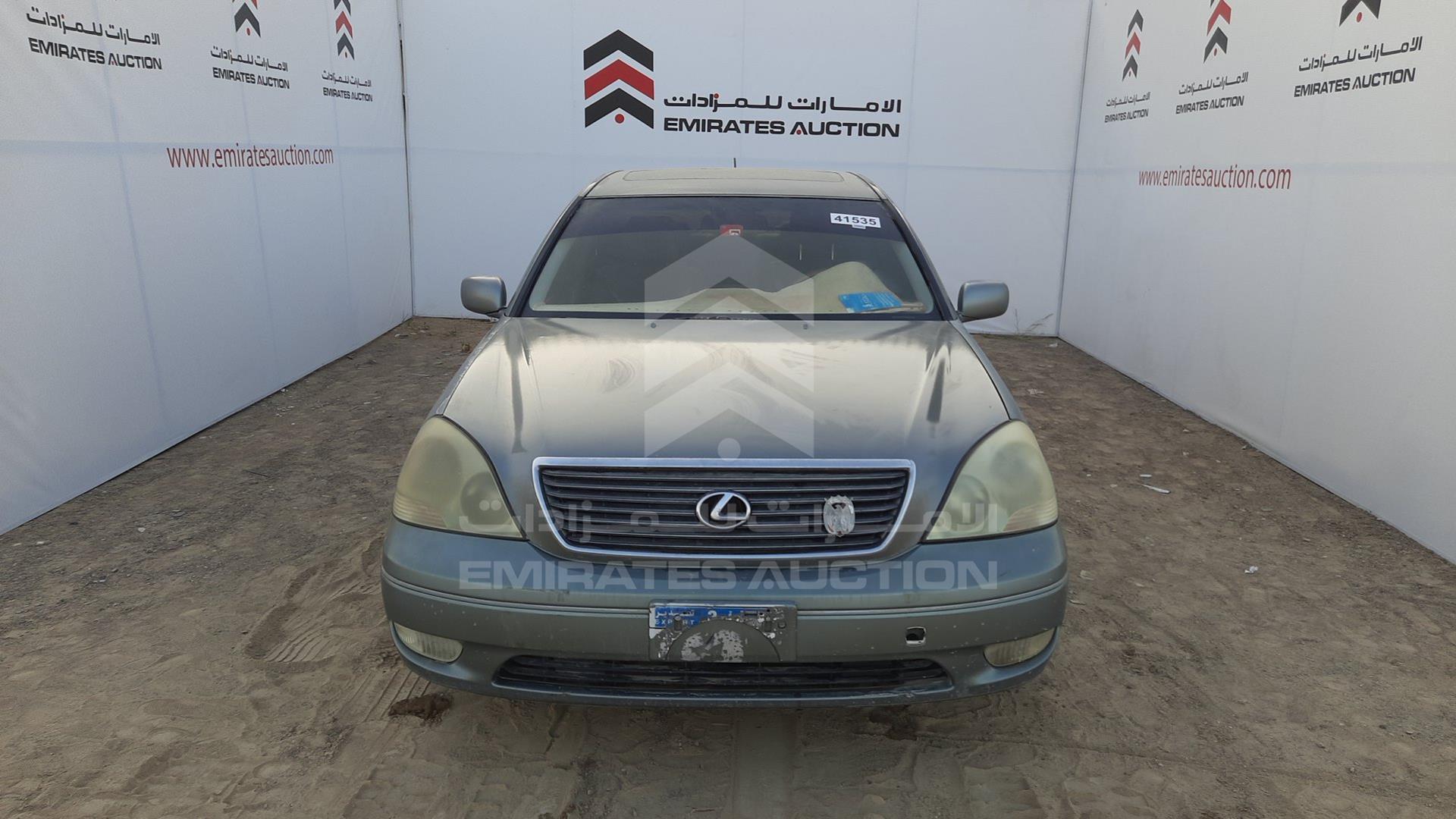 2001 LEXUS LS 430 VIN: JTHBN30F810016382