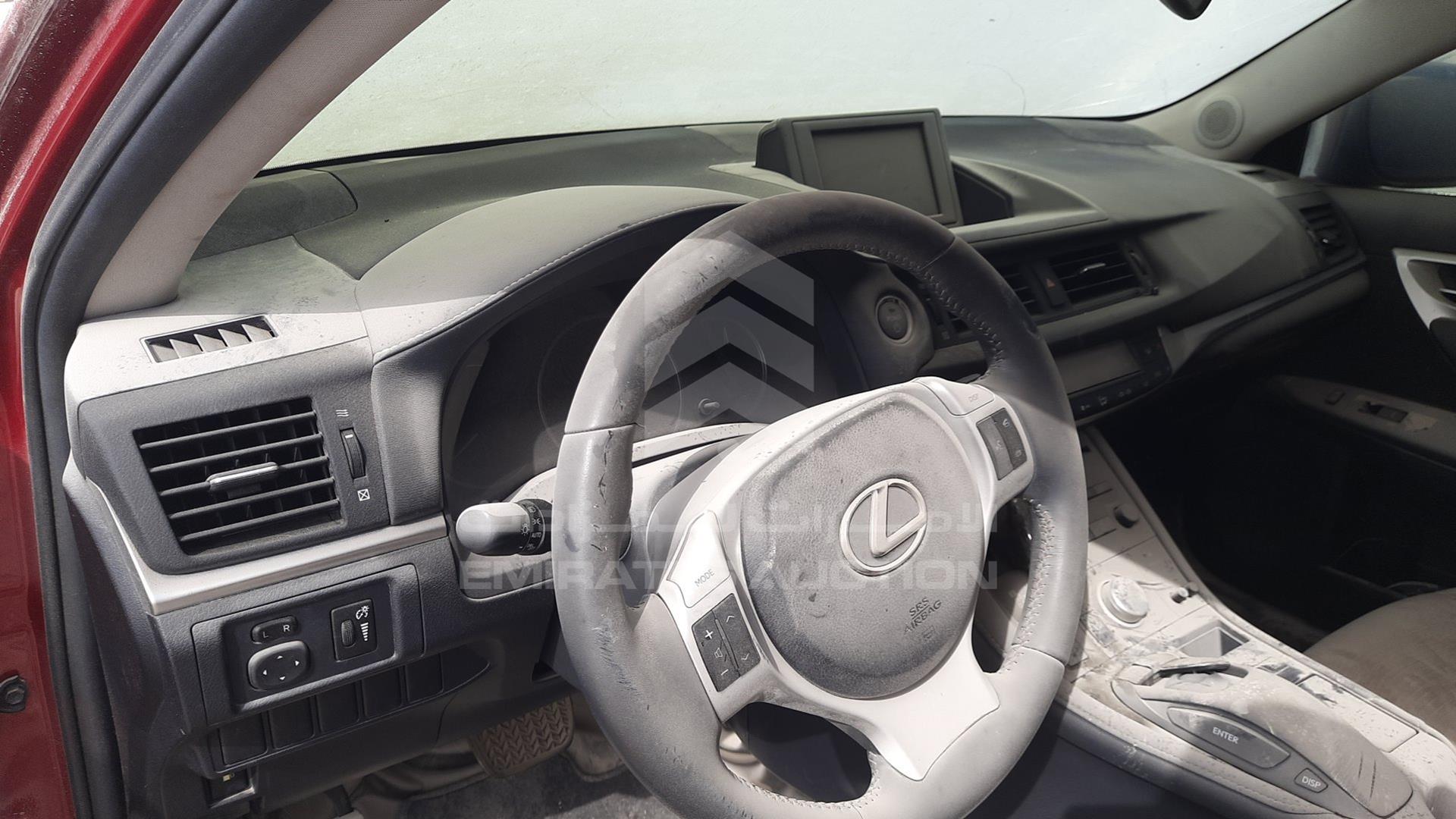 2012 LEXUS CT 200 H VIN: JTHKD5BH8C2089515