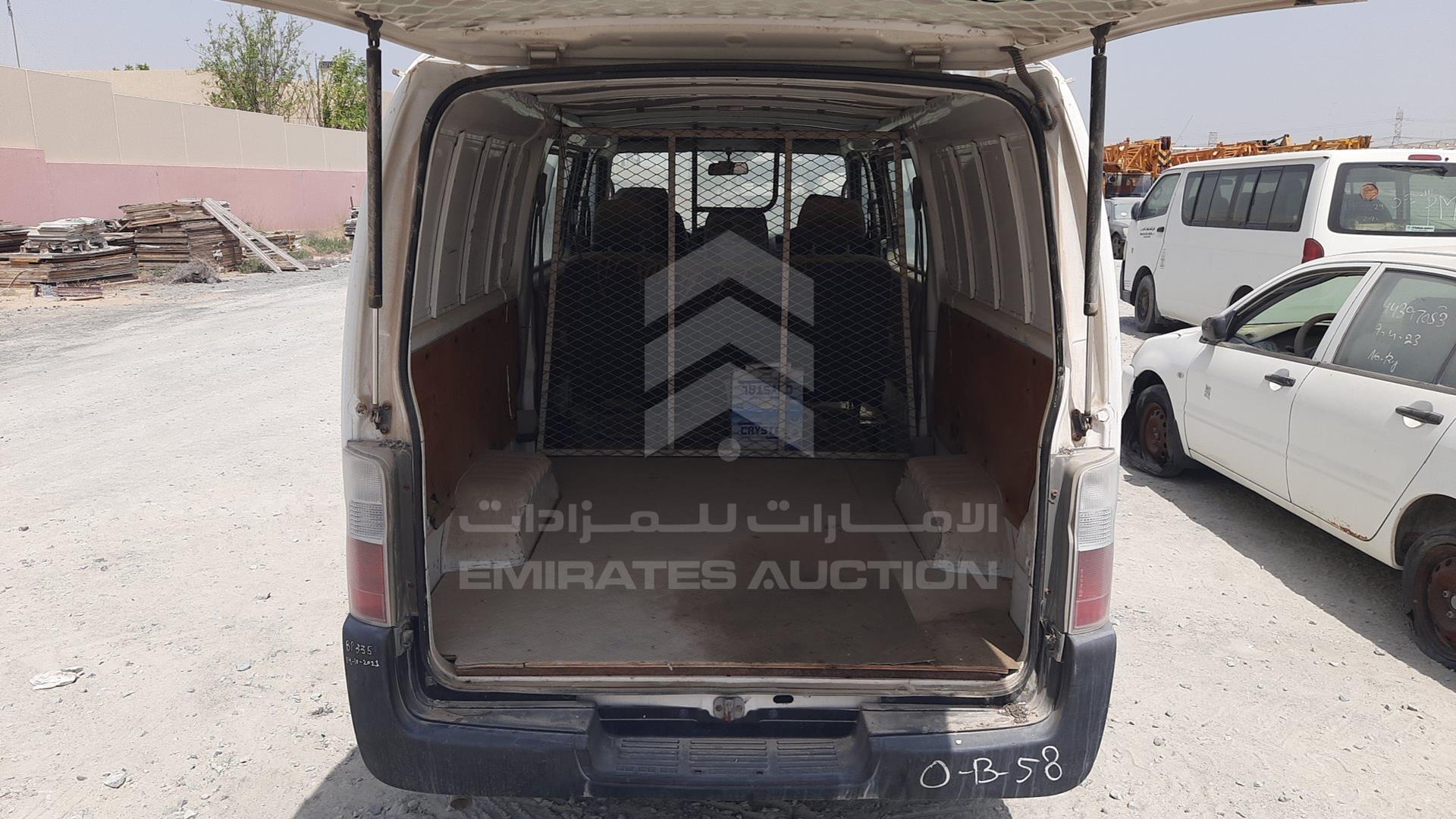 2009 NISSAN URVAN VIN: JN6AE52S39X112844