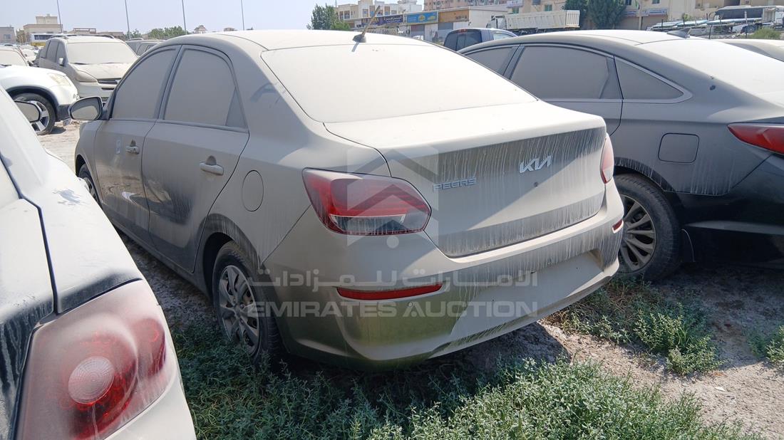 2023 Kia Pegas - Scrap without document — Rear Left Angle — Photo 6