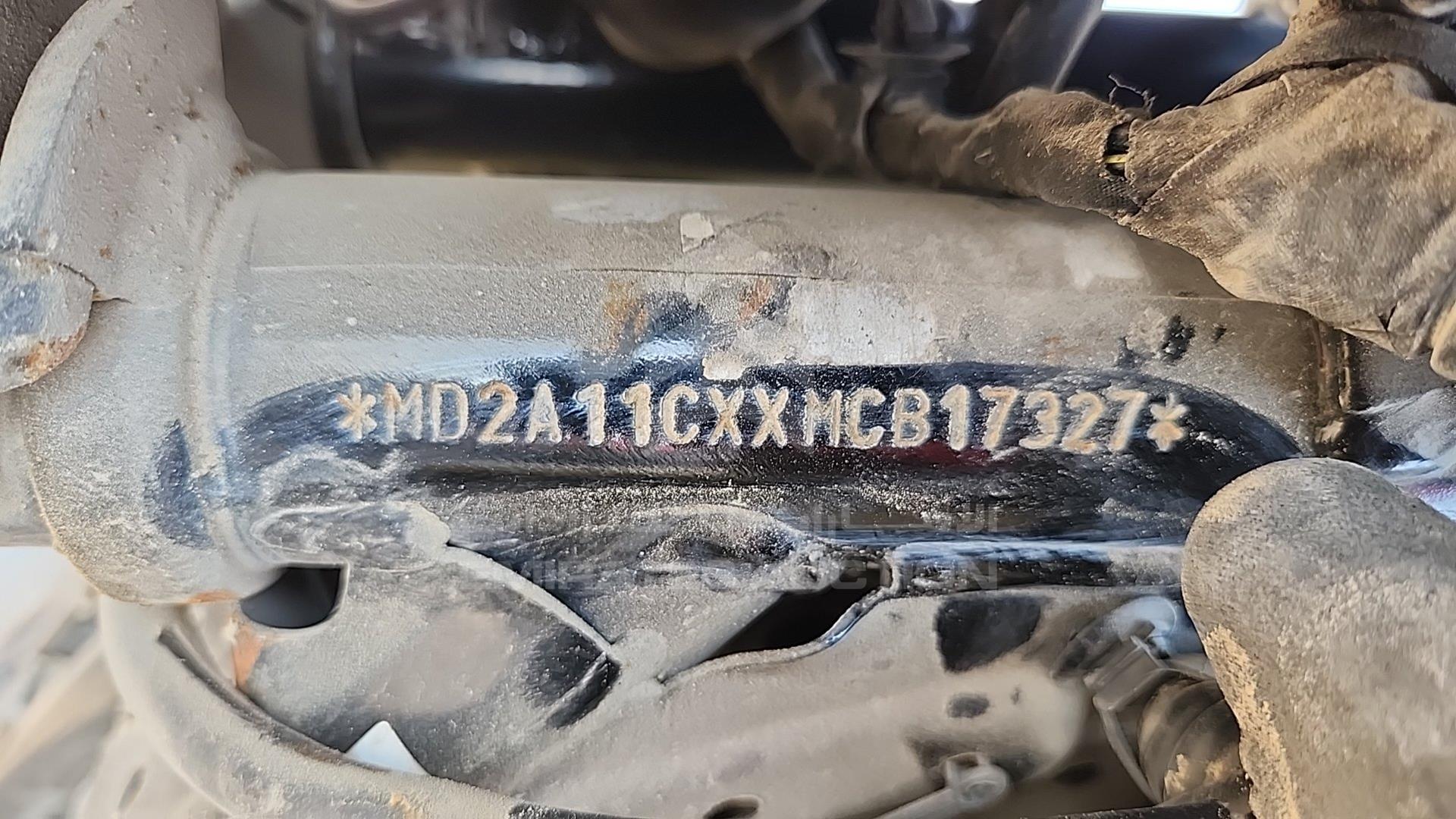 2021 BAJAJ 150 CC VIN: MD2A11CXXMCB17327