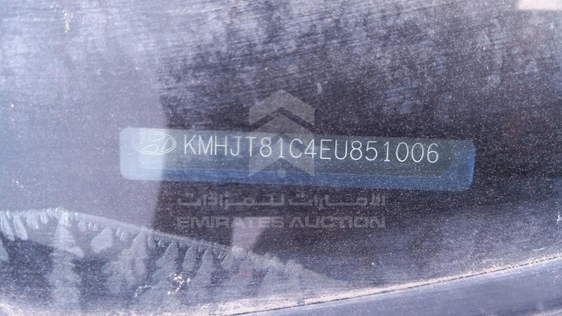 KMHJT81C4EU851006 Auction: EmiratesAuction Lot: 408515 KMHJT81C4EU851006 Hyundai Tucson 2014 BLUE Photo 4