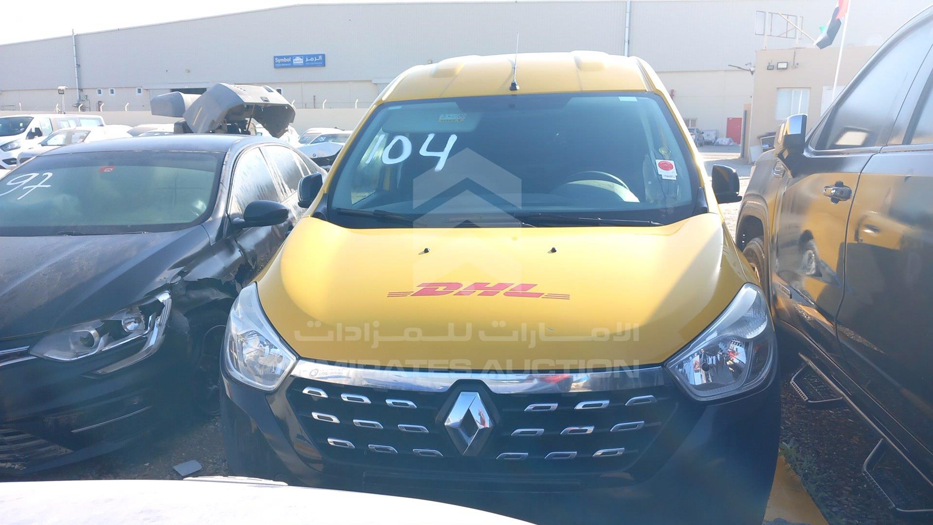 2020 RENAULT DOKKER VIN: VF18SRB43LG567315
