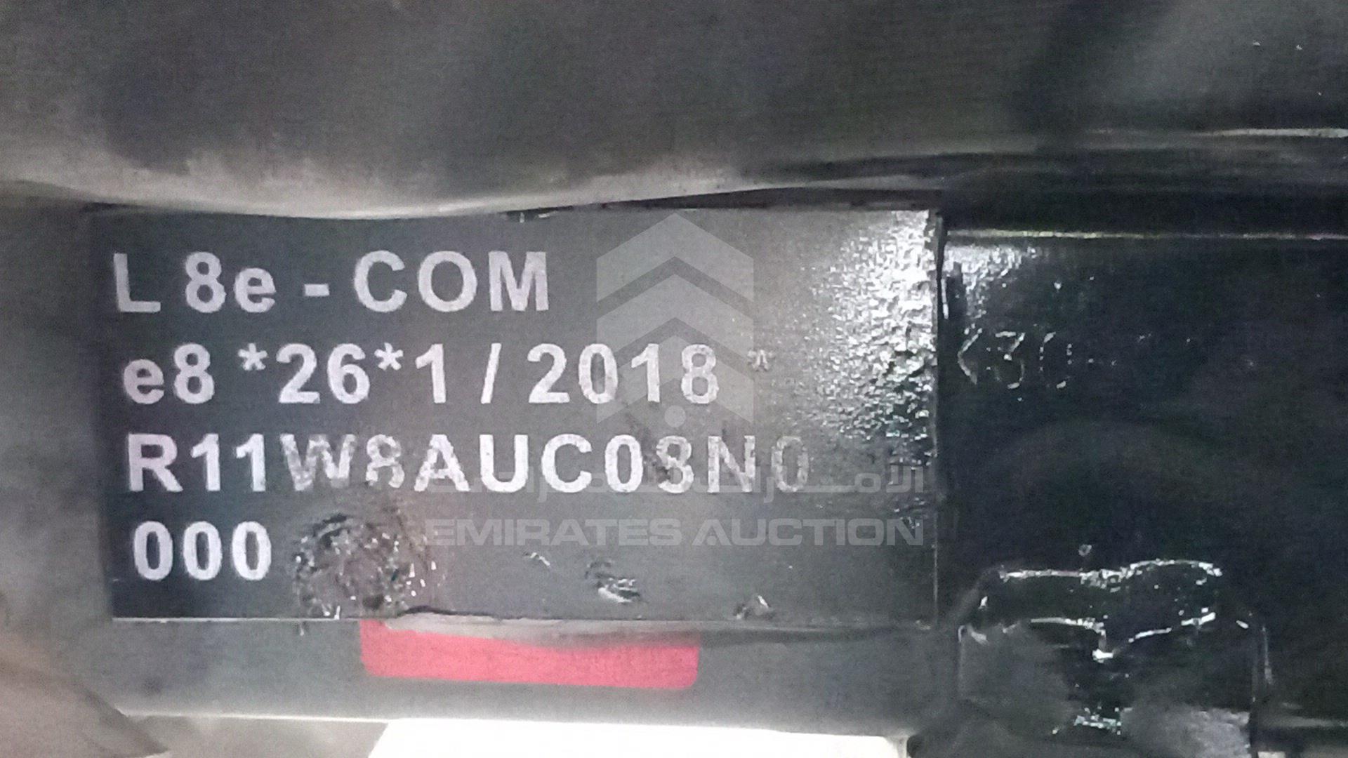2018 GOLF CART ELECTRIC VIN: R11W8AUC08N030000