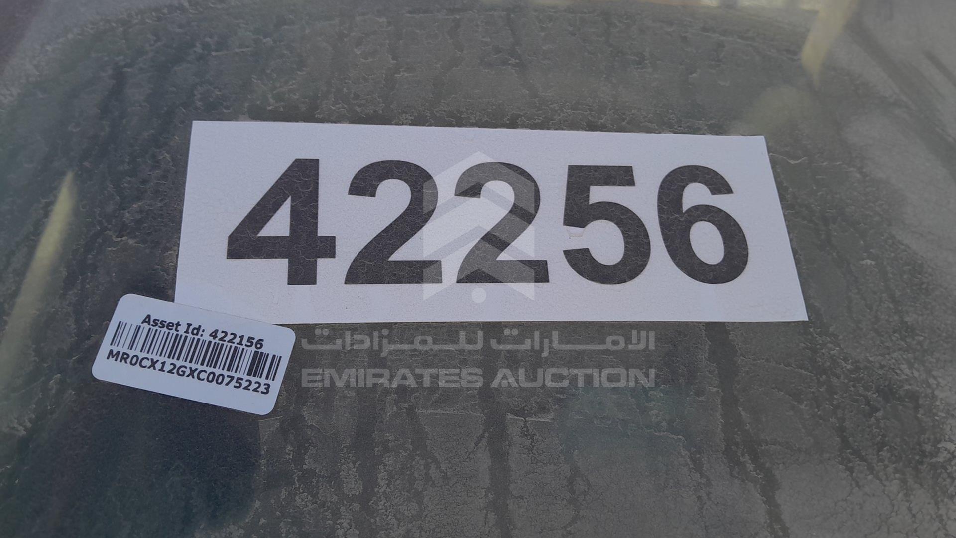 2012 TOYOTA HILUX VIN: MR0CX12GXC0075223