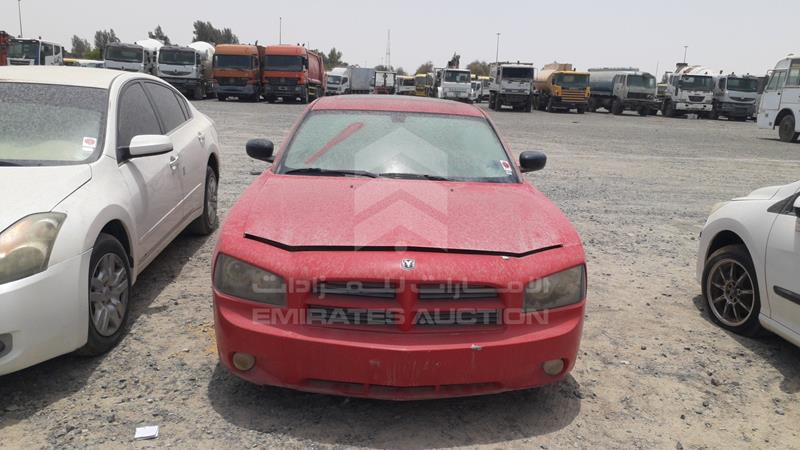 2B3LA53H58H237147 Auction: EmiratesAuction Lot: 405453 2B3LA53H58H237147 Dodge Charger 2008 RED Photo 1
