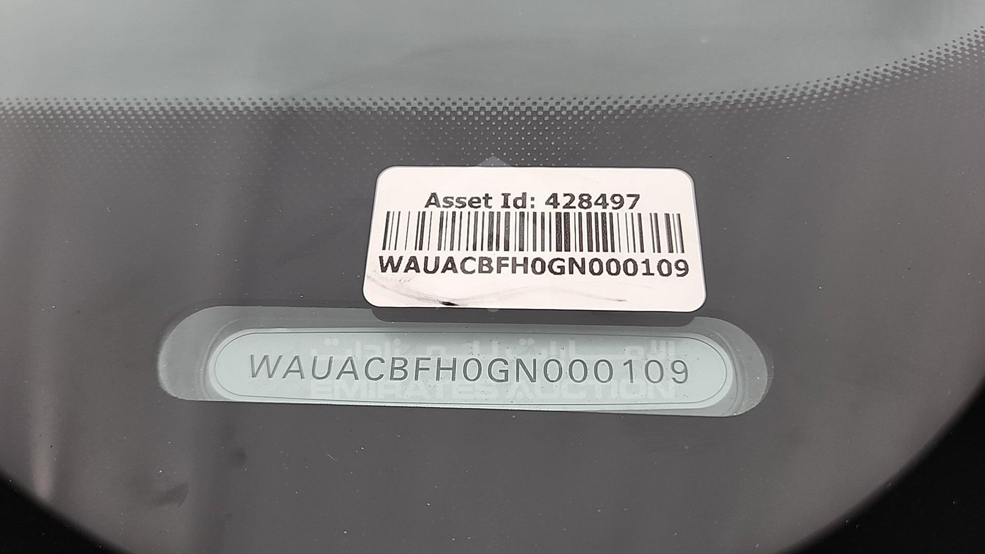 2016 AUDI A5 VIN: WAUACBFH0GN000109