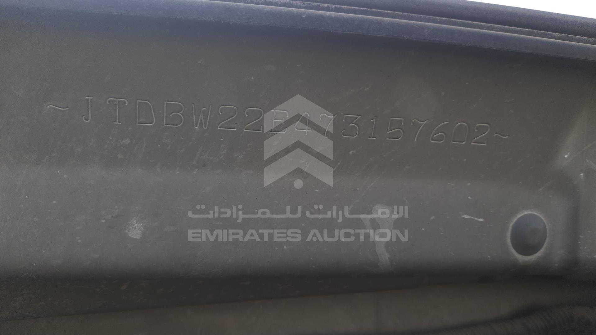 2007 TOYOTA COROLLA VIN: JTDBW22E473157602