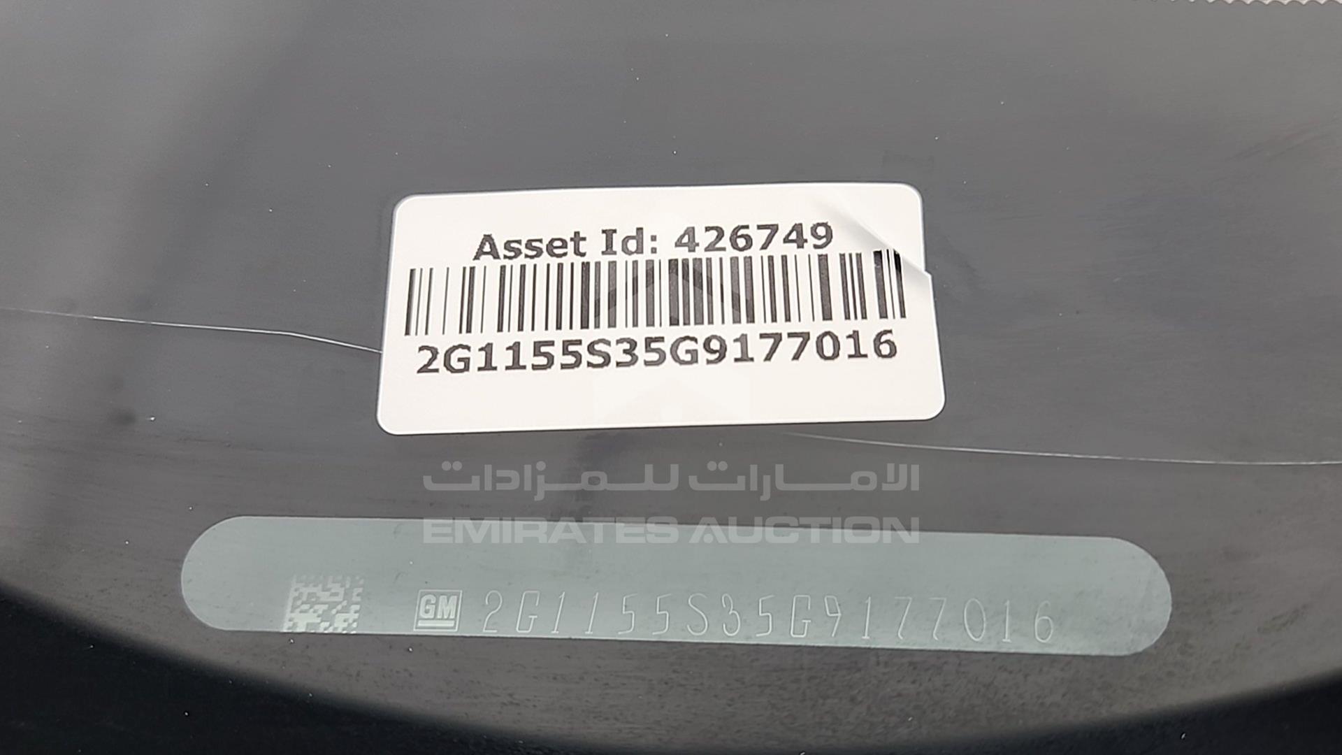 2016 CHEVROLET IMPALA VIN: 2G1155S35G9177016