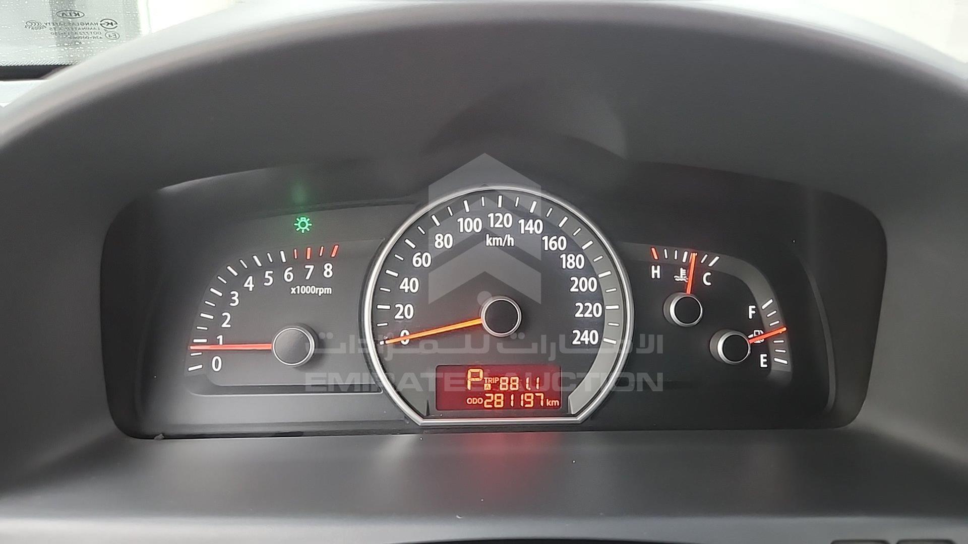 2012 KIA MOHAVE VIN: KNAKN8119C5073260