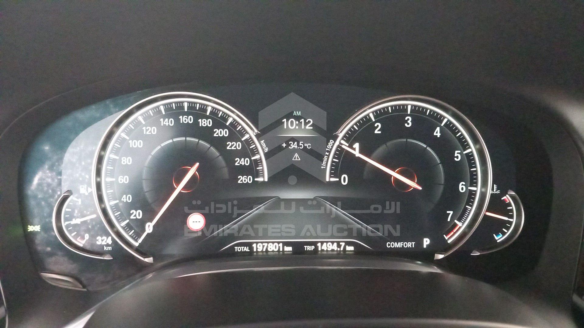 2016 BMW 740 IL VIN: WBA7E210XGG407235