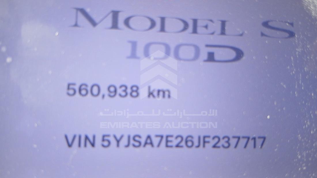 2018 Tesla Model S — Odometer Reading — Photo 2